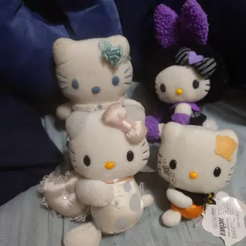 헬로키티 봉제 인형 4체 세트