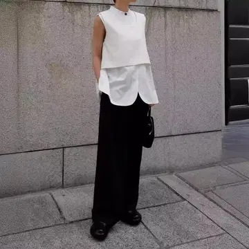 MACHAT 크롭 베스트 정품 완판템