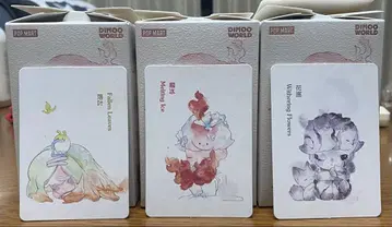 POP MART DIMOO Shapes in Nature 3개 묶음 판매