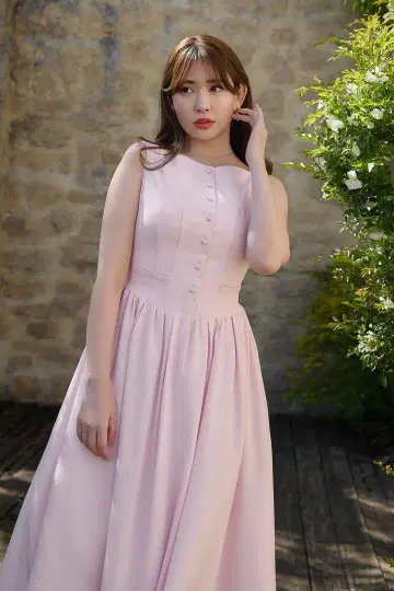Herlipto Deauville Gathered Long Dress M
