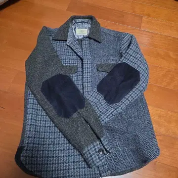 Harris Tweed 헤링본 무늬 긴팔 셔츠 뷰티 앤 유스 별주