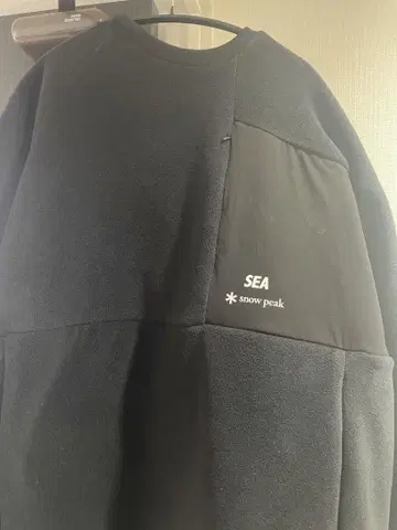 wind and sea x snow peak 플리스 풀오버