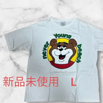 never young beach 밴딩 티셔츠 L 사이즈 미사용 새상품