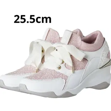 diana 스니커즈 하이힐 스니커즈 핑크 25.5cm