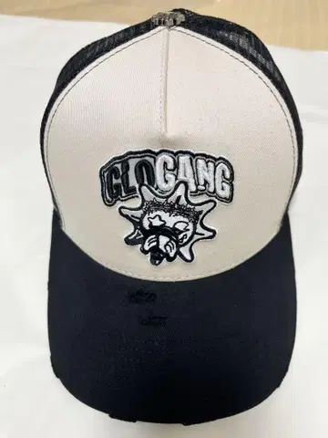 새상품 GLOGANG 자수 BLACK 메쉬 로고 캡
