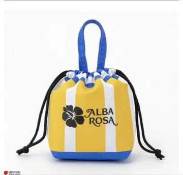 [미사용 새상품] ALBA ROSA 쇼퍼 같은 복조리 파우치 알바 로사
