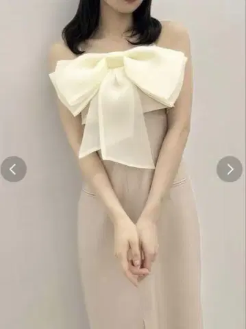 dazzlin 리본 디자인 i라인 원피스
