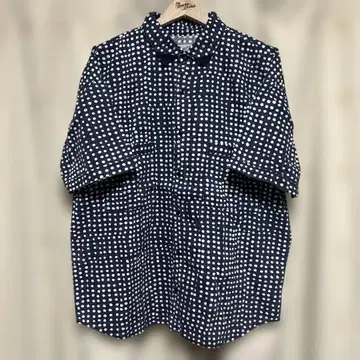 텐더 로인 PRINT SHT S/S D NAVY M