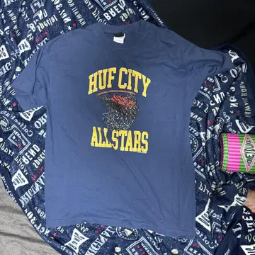 HUF CITY ALL STARS 티셔츠 네이비