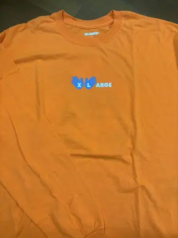 XLARGE 오렌지 긴팔 티셔츠 L