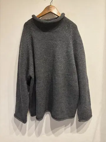 명작 J.CREW 90년대 제이크루 거인 택 롤넥 울 니트