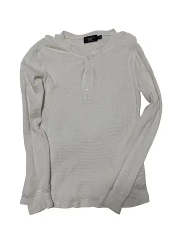 RRL 화이트 헨리넥 긴팔