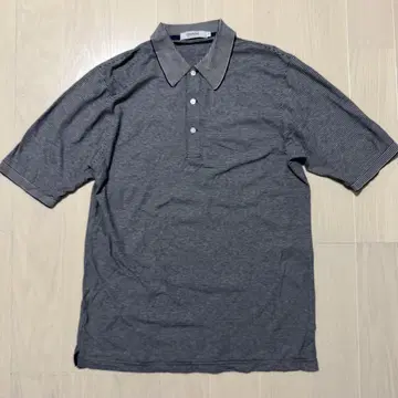 District United Arrows 니트 피케 셔츠