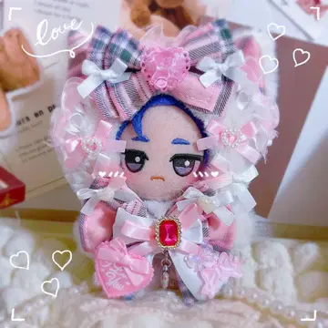 SD 인형  의류 인형옷 프라이스 핑크 고양이 11cm 12cm