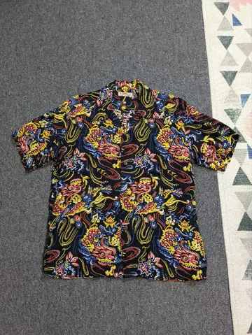 SUNSURF SS39211 하와이안 셔츠 GUARDIAN SPIRIT