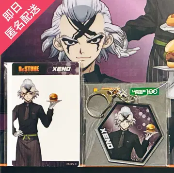 Dr.STONE 로손100 Dr.제노 아크릴 키링 클리어 카드
