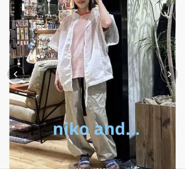 니코앤드 2WAY 시어 블루종 화이트