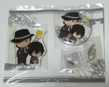 진격의 거인 애니메이트 카페 아크릴 스탠드 & 캔뱃지 케니 & 리바이