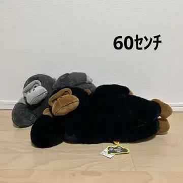 우호우호 고릴라 고리군 뒹굴뒹굴 60cm