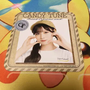 빵과 에스프레소와 CANDYTUNE과 만남 콜라보 코스터 타치바나 코토미