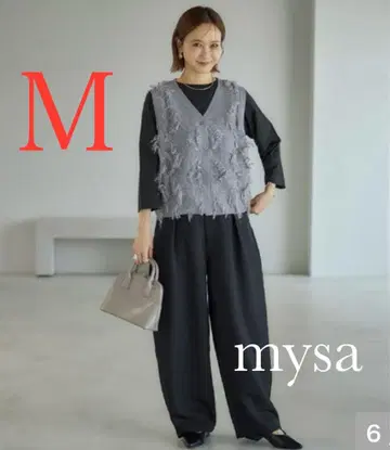 시마무라 다나카 리나 mysa closet 턱 코쿤 팬츠 블랙 사이즈 M