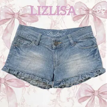 LIZLISA 히메갸루 헤이세이 y2k 당시 물건 숏팬츠 리본 프릴