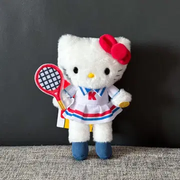 테니스 헬로키티 SD 인형 키링 약 17cm
