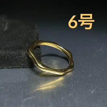 빈티지 패션 반지 골드 6호 핑키링 육각형 반지
