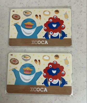 오사카 간사이 엑스포 한정판 ICOCA 카드 2매 세트
