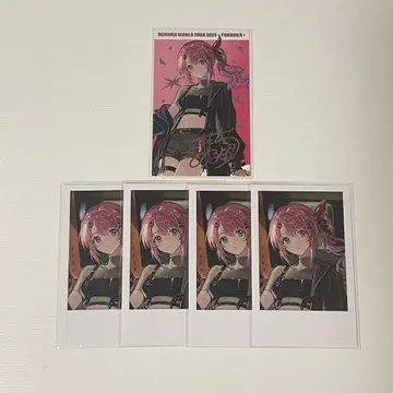 니지산지 WORLD TOUR 후쿠오카 굿즈 체키풍 카드 쿠라모치 메루토