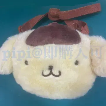 푸딩 봉제 인형 퍼스 원포인트 하트 퓨로