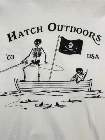 [ HATCH OUTDOORS 해치 플라이피싱 기업 T셔츠 ]