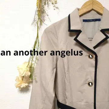 앤어나더 앙제라스 카메오 버튼 바이컬러 코트 아우터 멋