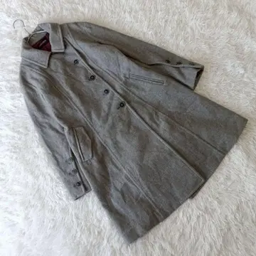 [ 운디치노베 ] (42) 울 롱 코트 심플 두꺼운 원단