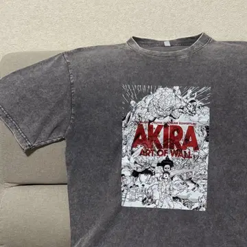 AKIRA 티셔츠 그레이 빈티지 남성용 M