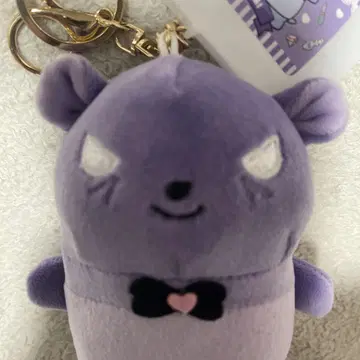 새상품 산리오 바쿠 키링 참 쿠로미