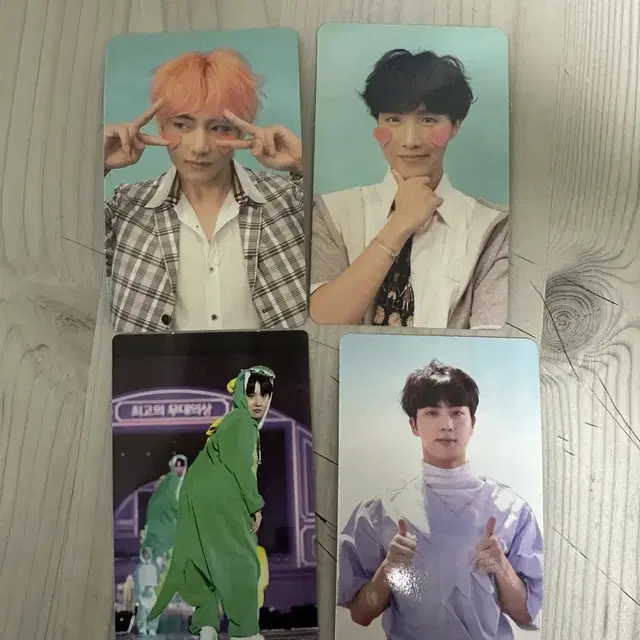 방탄 포카 머사터 지민 호석 2017 석진 메모리즈 앤써 태형 정국 남준