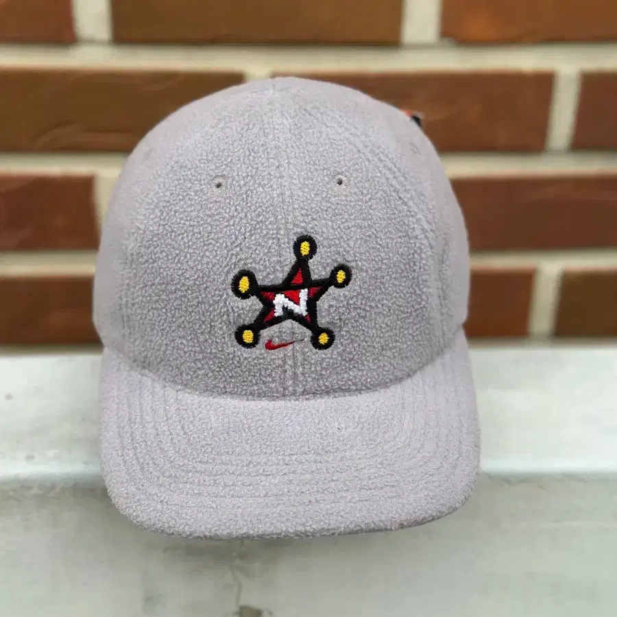 00s NIKE Fleece Flight Hat GREY M/L Nike Cap Fly Tech Fleece