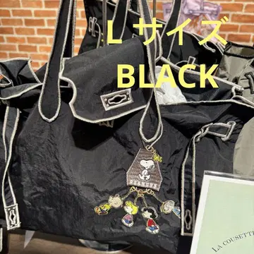 한큐백화점 SNOOPY 페스티벌 2025 라쿠제트 L 사이즈 BLACK