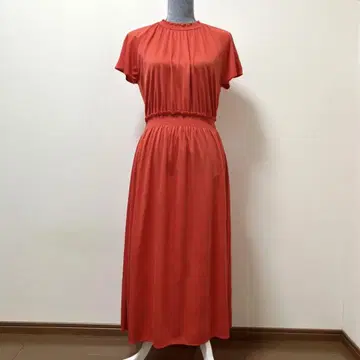 ANAYI 아나이 롱 원피스 레이온100% 반팔 여름 고급