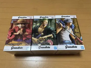Grandista 피규어 루피 조로 트라팔가 로 3체 세트