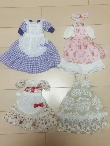 [ 4벌 세트 ] 40cm 인형용 MSD SDM MDD 의류 아웃핏