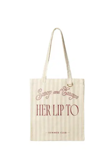 Herlipto Scoop and Escape Tote beige