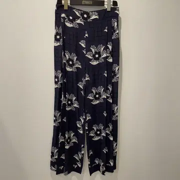 VICTORIABECKHAM 실크 와이드 팬츠