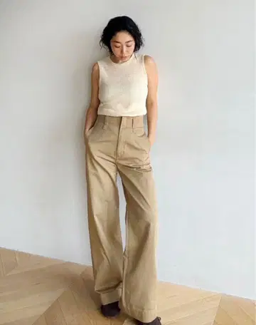 [새상품] 시루무린 골지 탱크 (에그쉘)