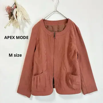 에이펙스모드 APEX MODE 노카라 자켓 테라코타 M