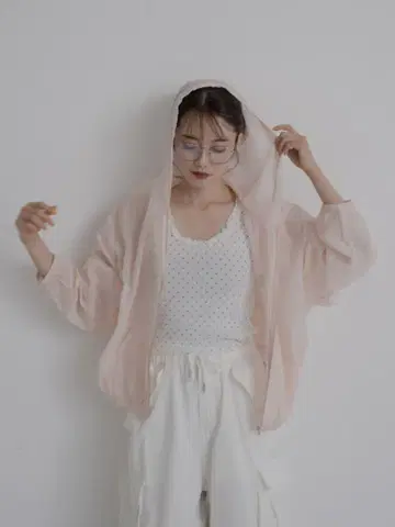 jumelle 쥬메로 시어 블루종 핑크