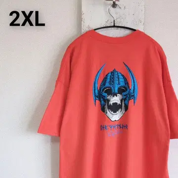 POWELL 파우엘페랄타 T셔츠 오렌지 RE-ISSUE 2XL