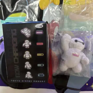 베이맥스 봉제 인형 참 보라색