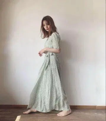PUI 카슈쿨 원피스 그린